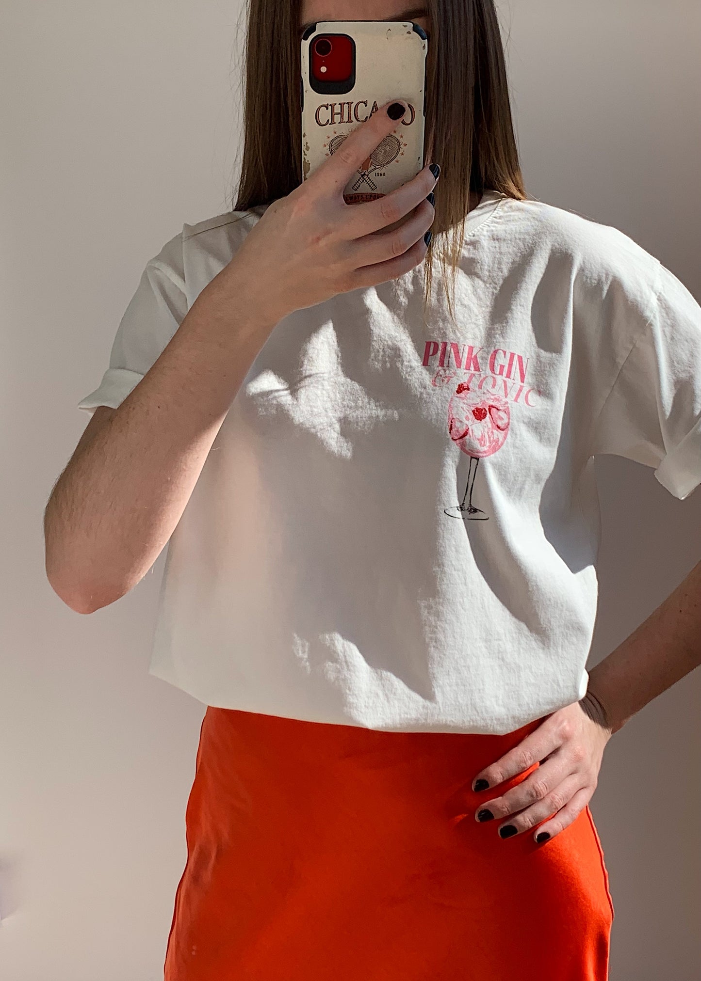 T-shirt GIN blanc