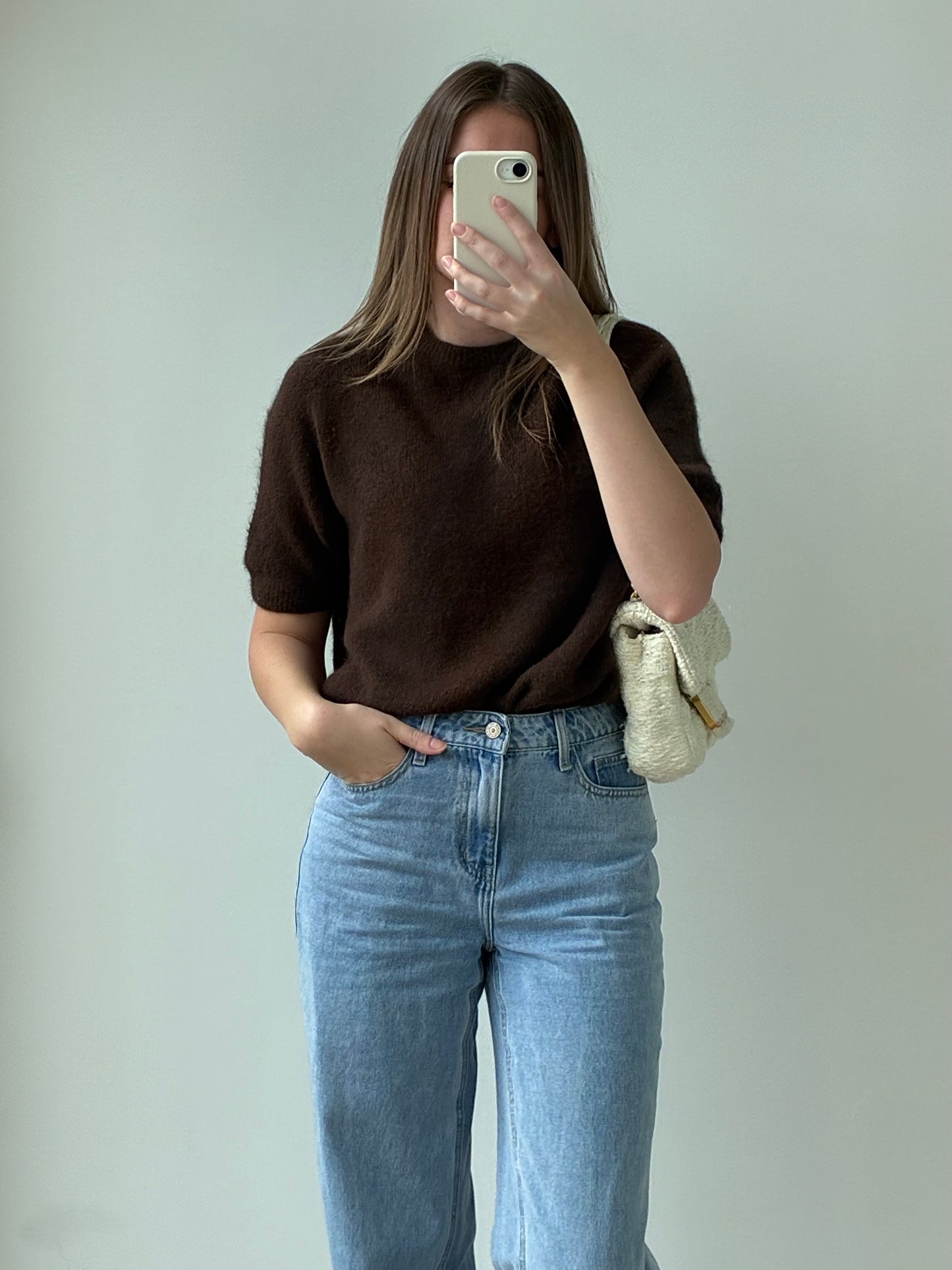 Pull LAURA marron