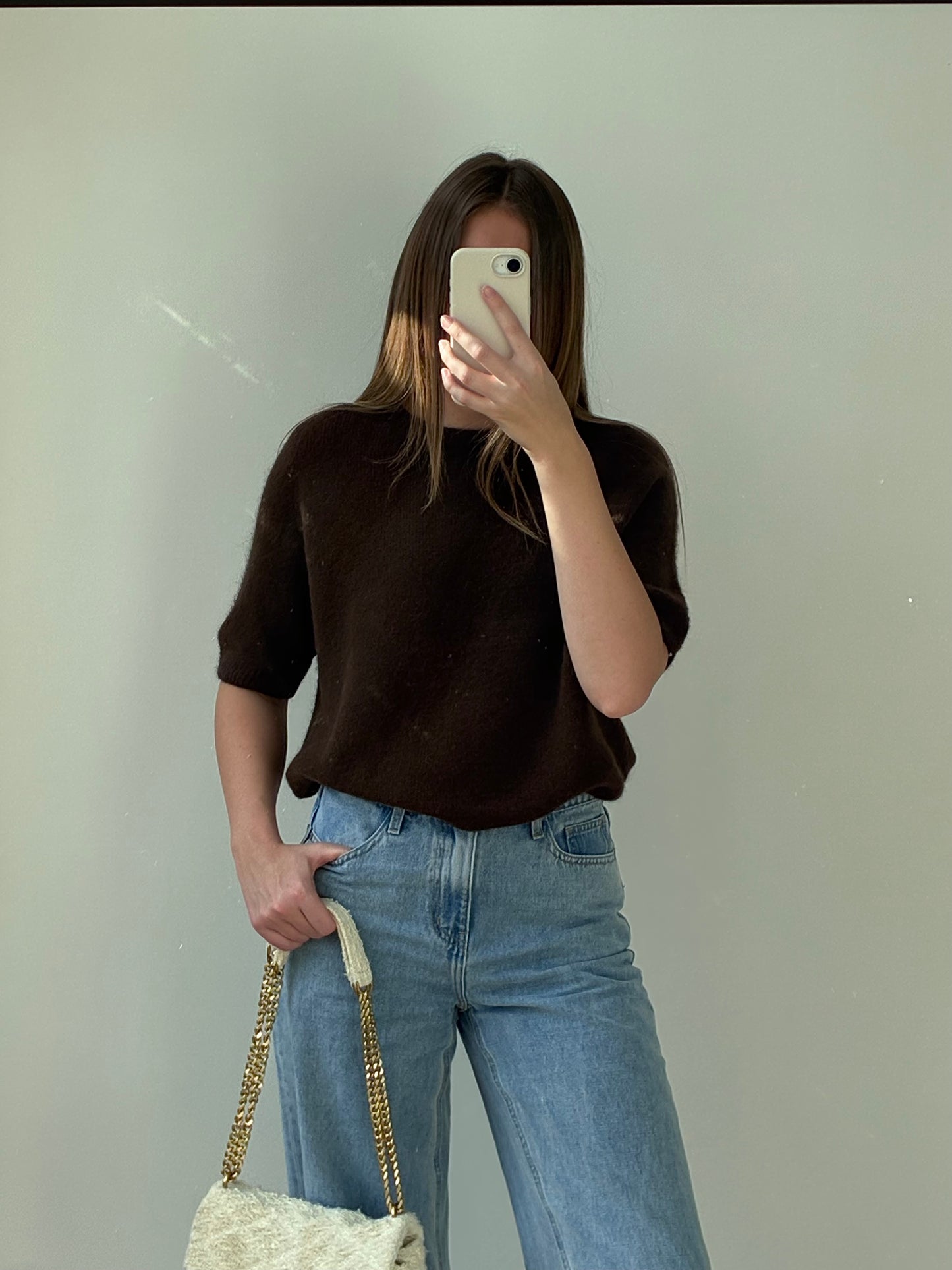 Pull LAURA marron