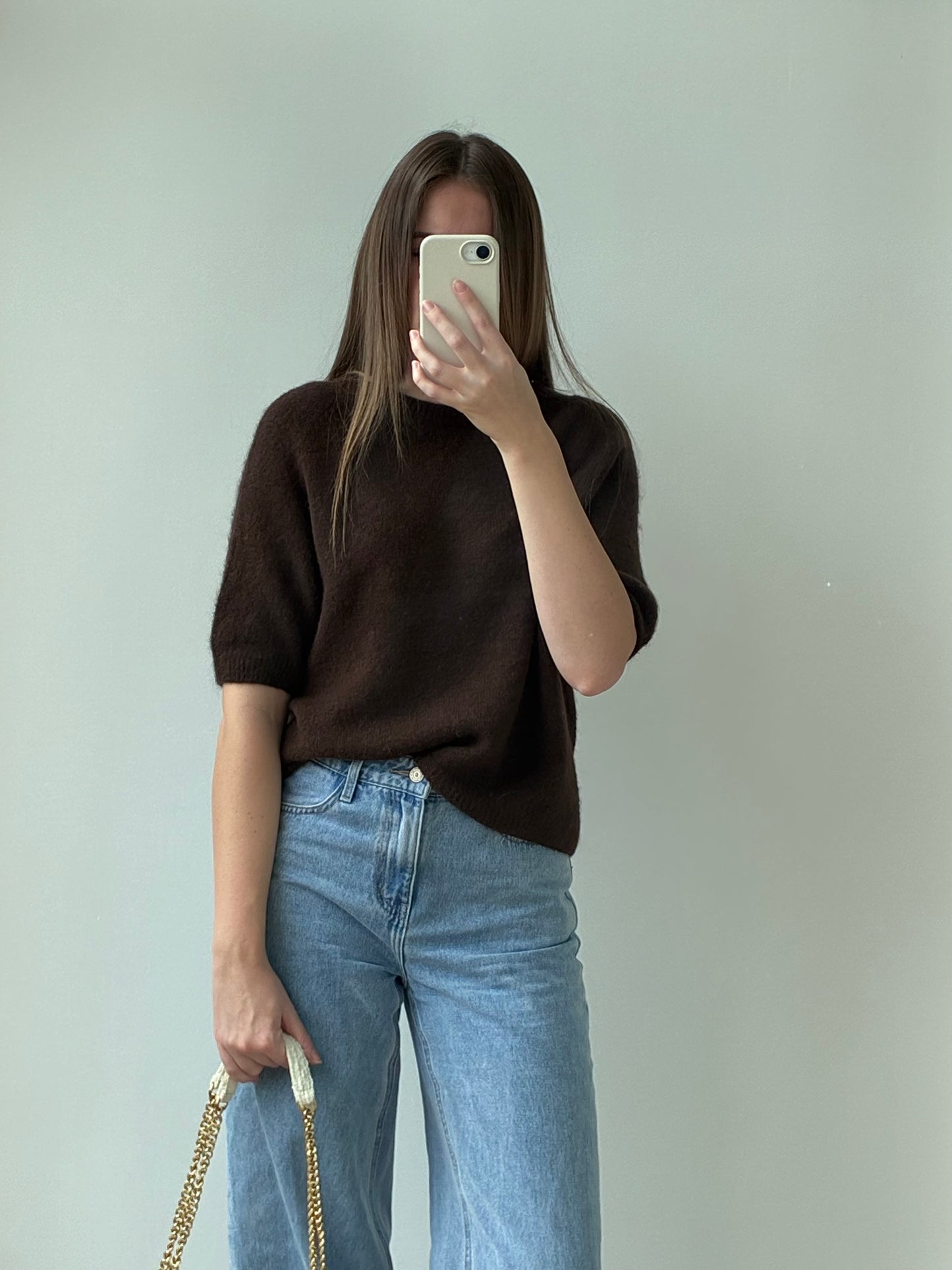 Pull LAURA marron