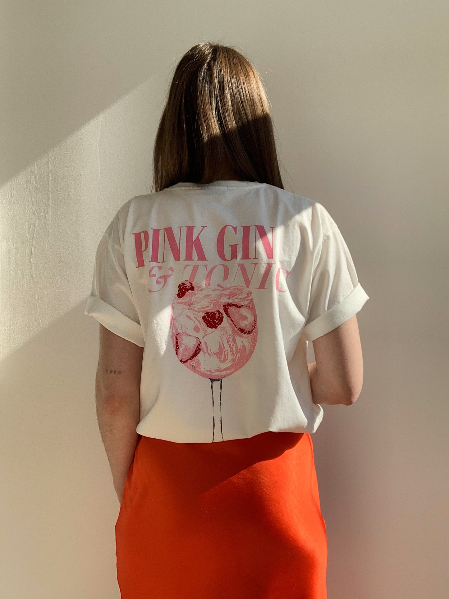 T-shirt GIN blanc